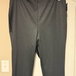 Rafaella Charcoal Slim Ankle Pant